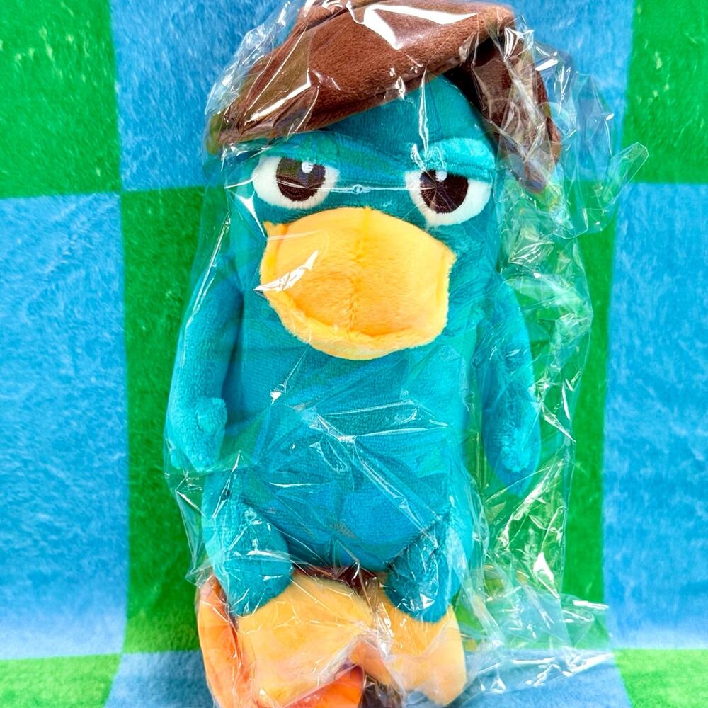 Disney XD Phineas And Ferb Perry The Platypus Plush SEALED